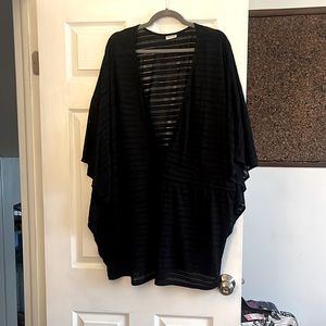 Black beach cover up